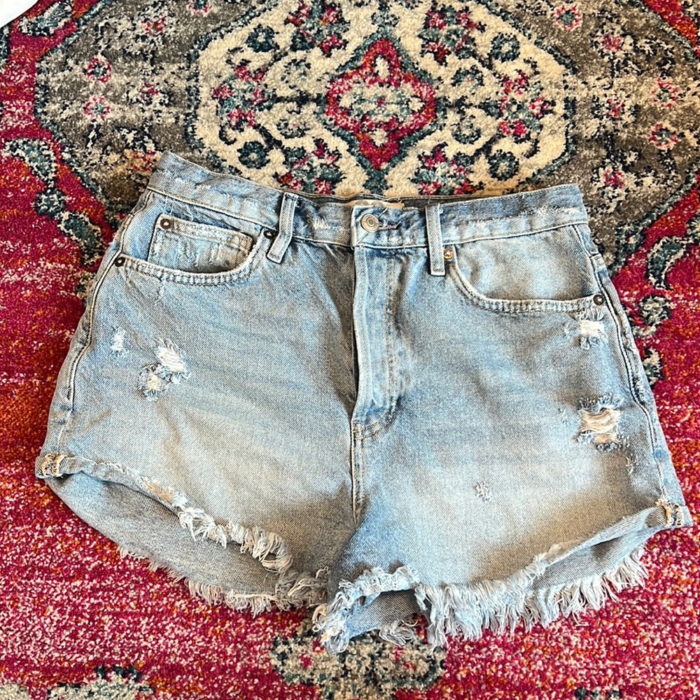 Free People Jean Shorts